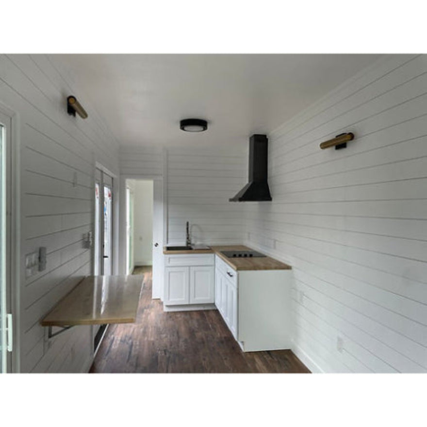 Casa contenedor de 40 pies modelo Joshua – módulo habitable prefabricado con distribución interior