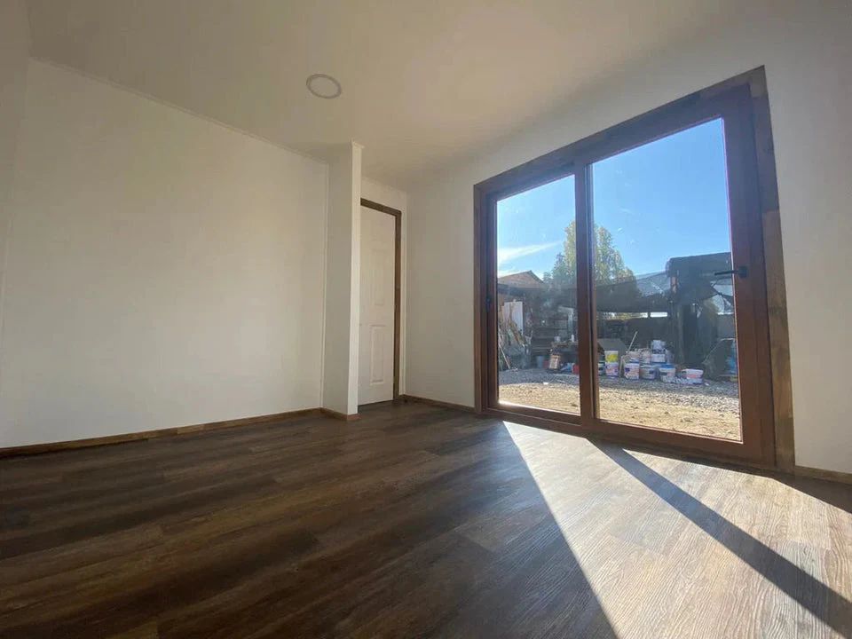 Módulo prefabricado González 36 m² – espacio habitable con dormitorio, baño y zona de estar