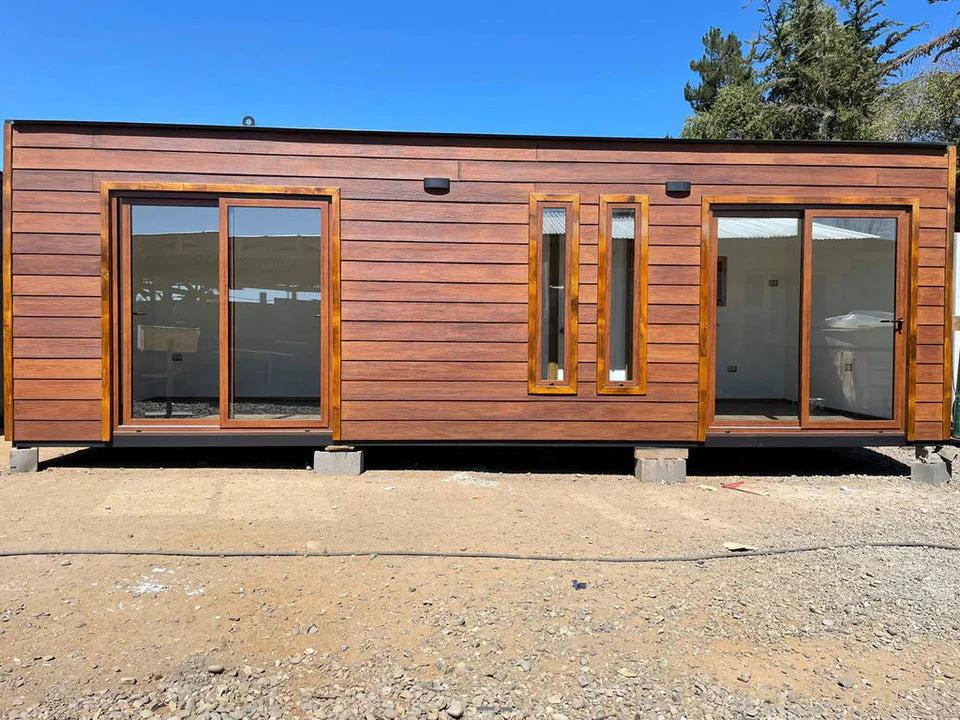 Módulo prefabricado Jocsan 24 m² – vivienda modular compacta con 1 dormitorio, baño y zona de estar