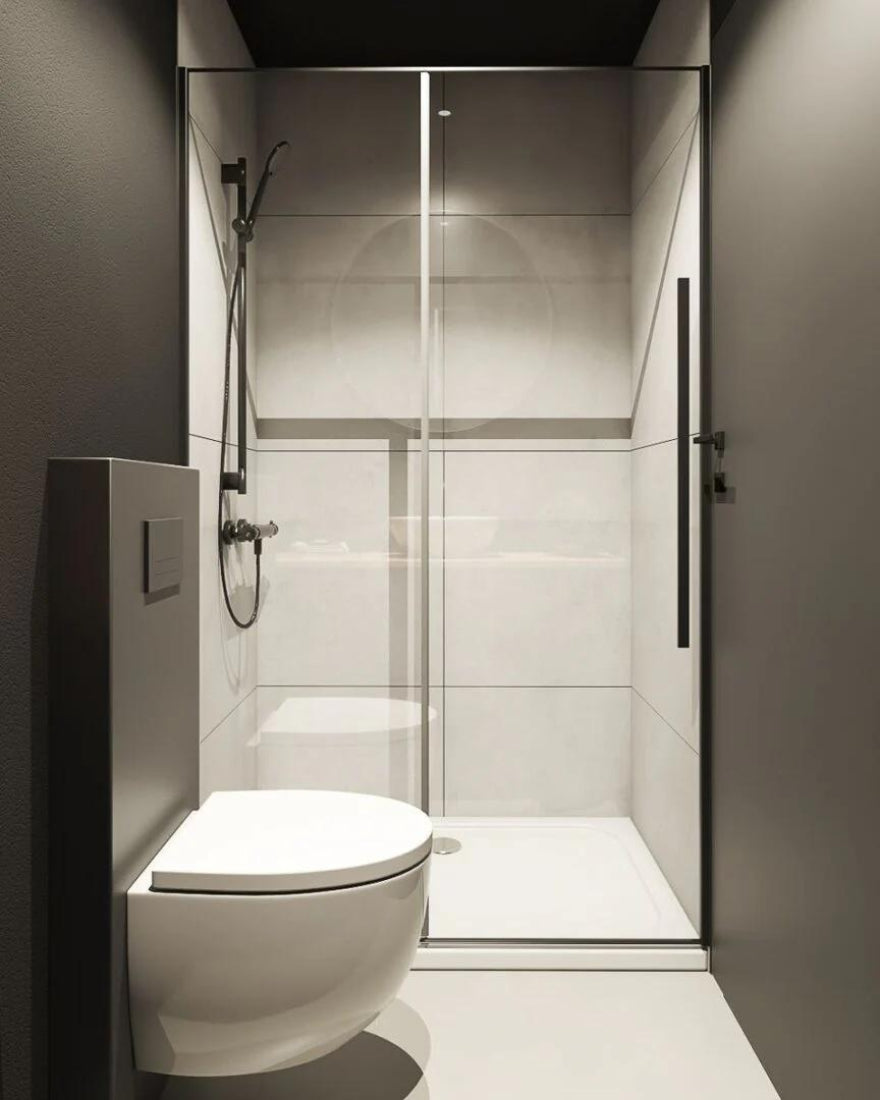 Módulo prefabricado L15 equipado – solución compacta con cocina, baño completo y climatización