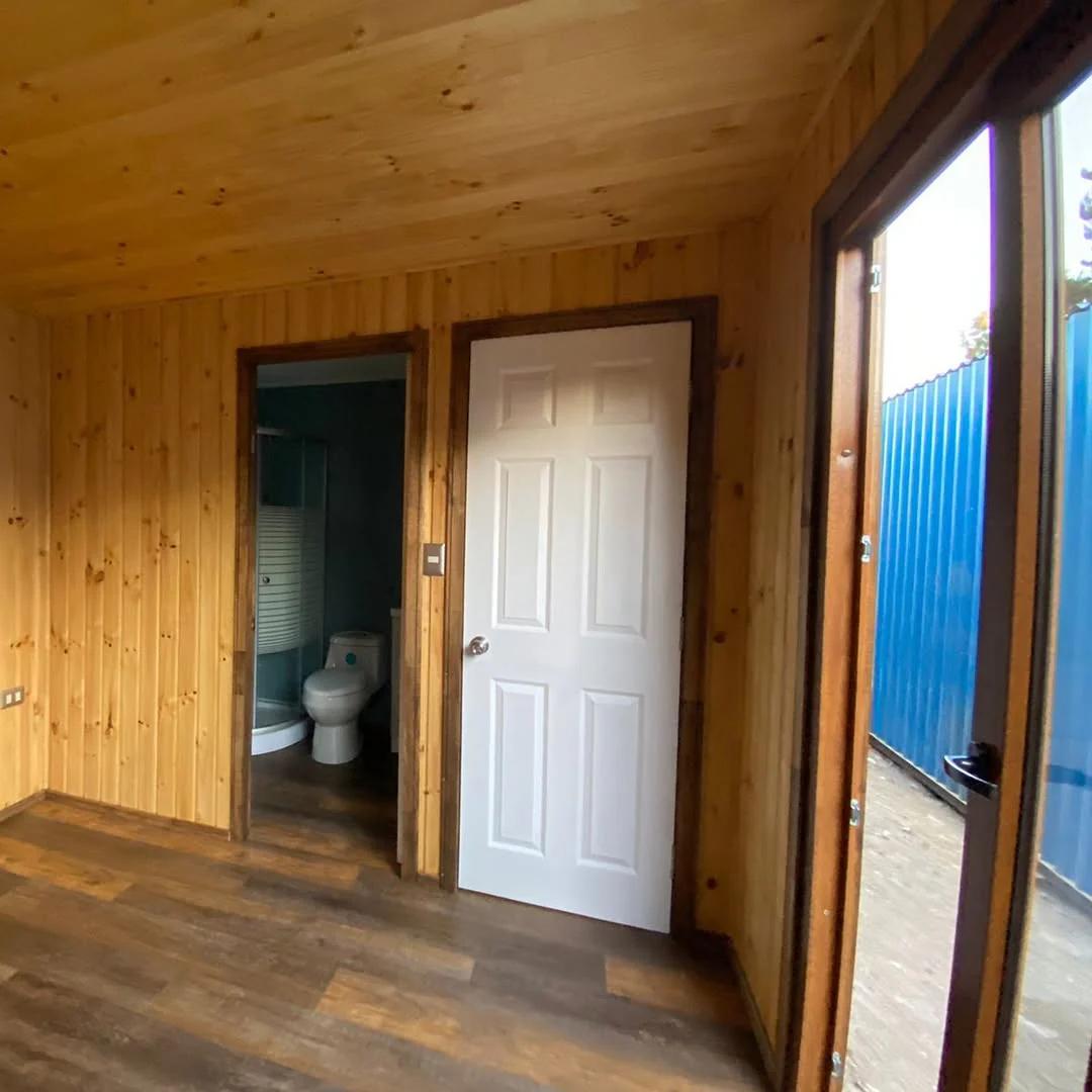Módulo prefabricado tipo Casa Carus 36 m² – vivienda modular completa con 2 dormitorios, 2 baños y zona común